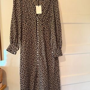 Cute Black and White Patterned Dress